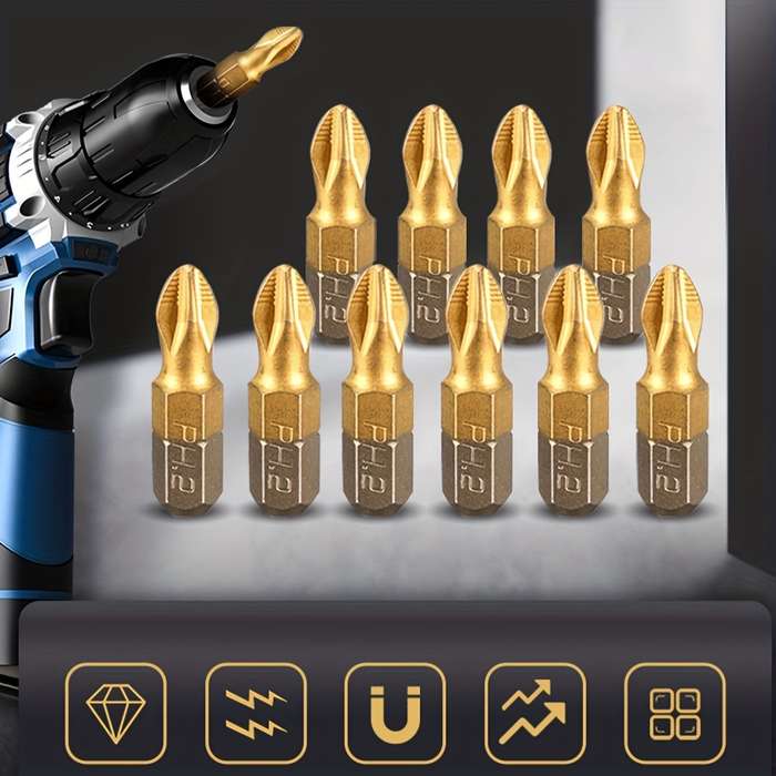 Screwdriver Bit Tool Set Quantity 10Pcs Set