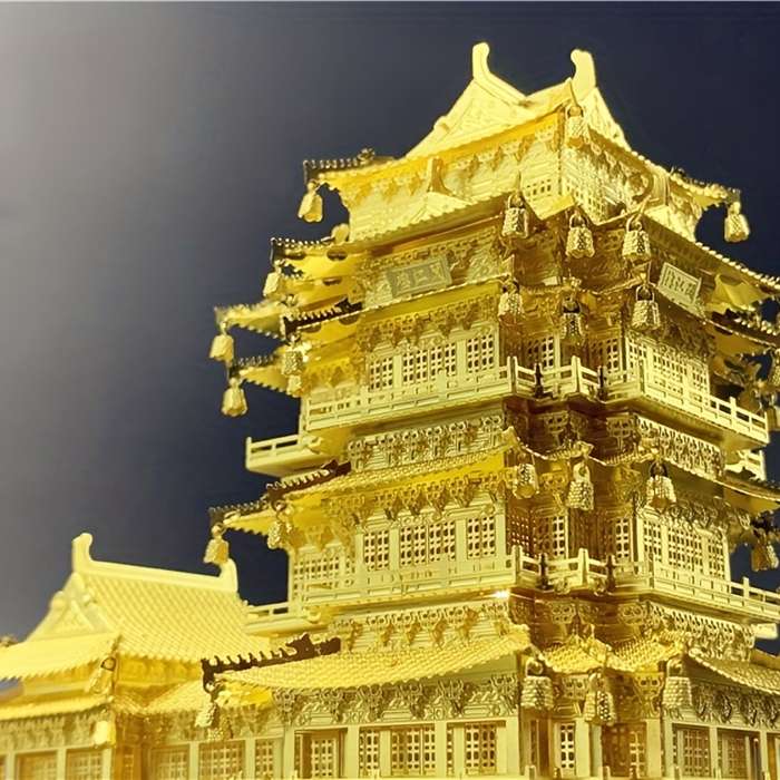 Building Toy Architectural Model Toy Set Style Yuejiang Tower