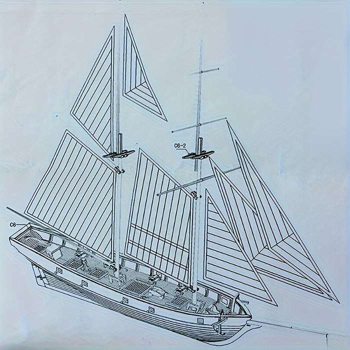 3D Jigsaw Puzzle Model Ship Items Harco