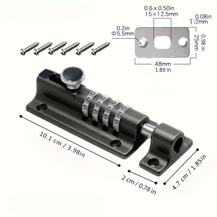 Lock Color Silvery