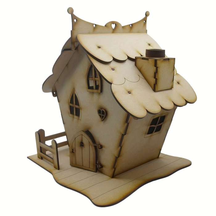 Building Toy Architectural Model Toy Set Items Fairy House Craft Kit