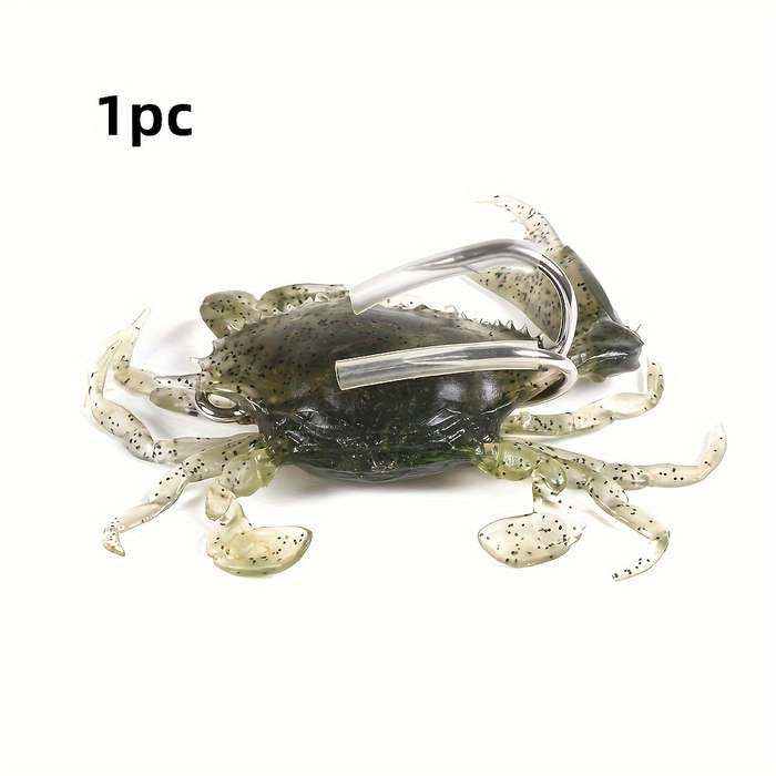 1pc Lua Soft Lure 19g Root Fishing Simulation Crab Fake Lure Long Throw Sinking Anti-Hanging Bo