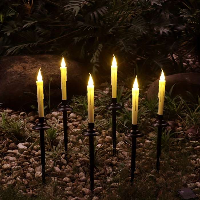 Halloween Decorations Style Set 6 Led Candle Lights