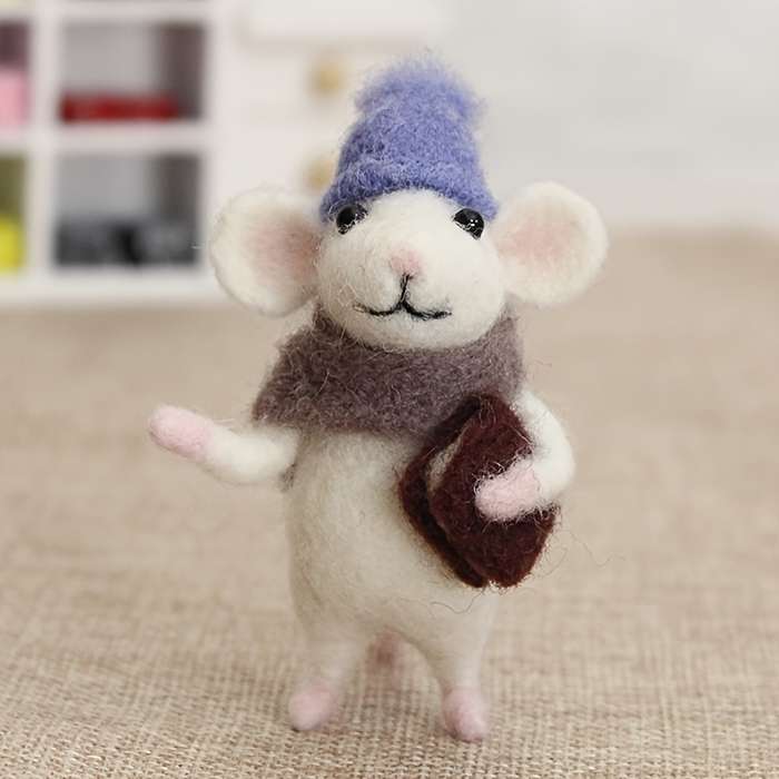 Toy Dolls Model Rat Wool Felt Material Kit