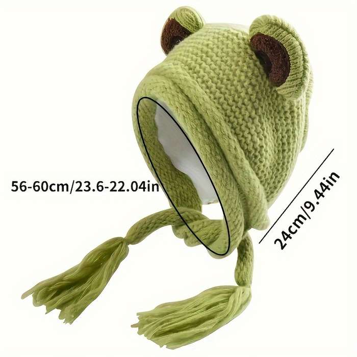 Winter Hat Color Frog Green