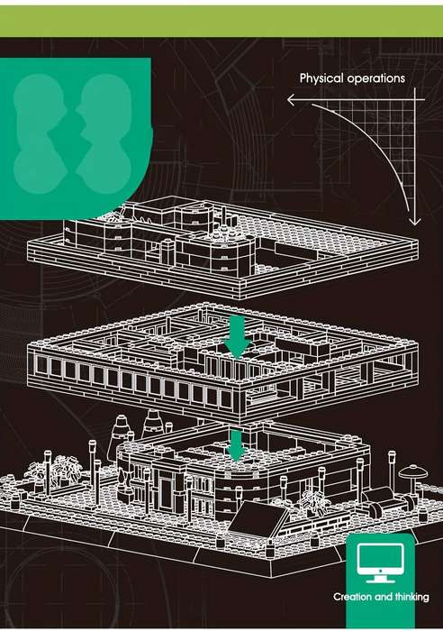 Building Toy Architectural Model Toy Set Style Villa Savoye