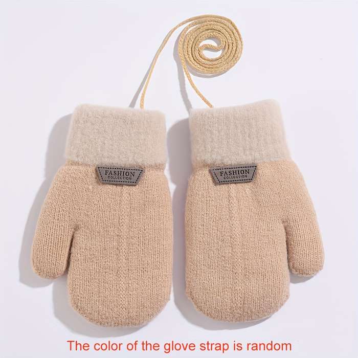 Winter Gloves Color Khaki
