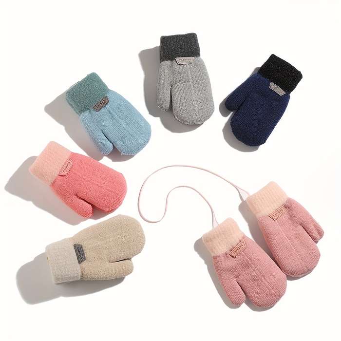 Winter Gloves Color Khaki