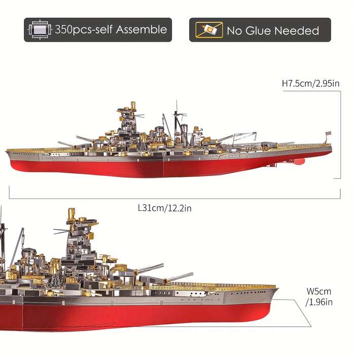 3D Jigsaw Puzzle Model Ship Items Battleship