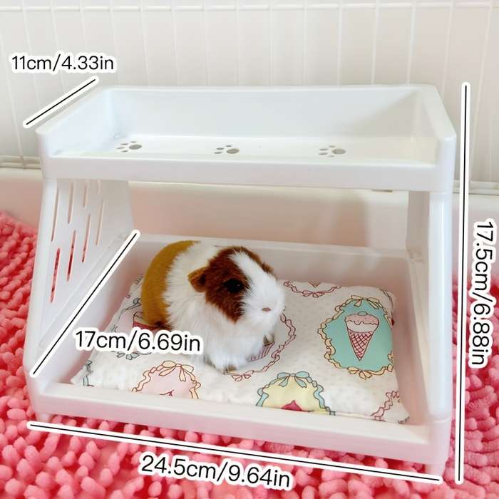 Pet supplies Items White small bed  Add  random warm pad  Add  door curtain