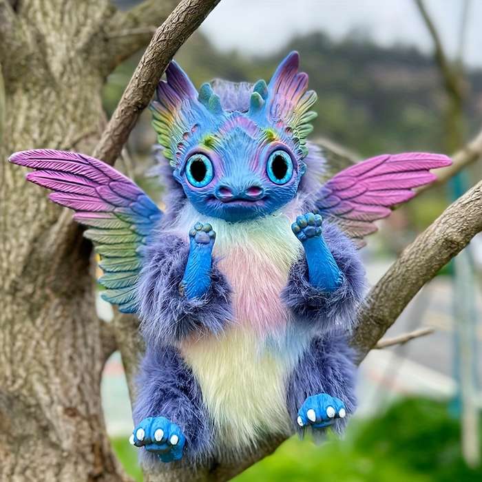 Toy Dolls color Blue With Rainbow Colors