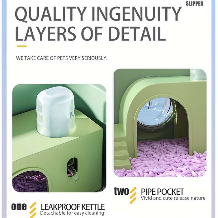 Pet Supplies Color Deluxe Panoramic Hamster Villa