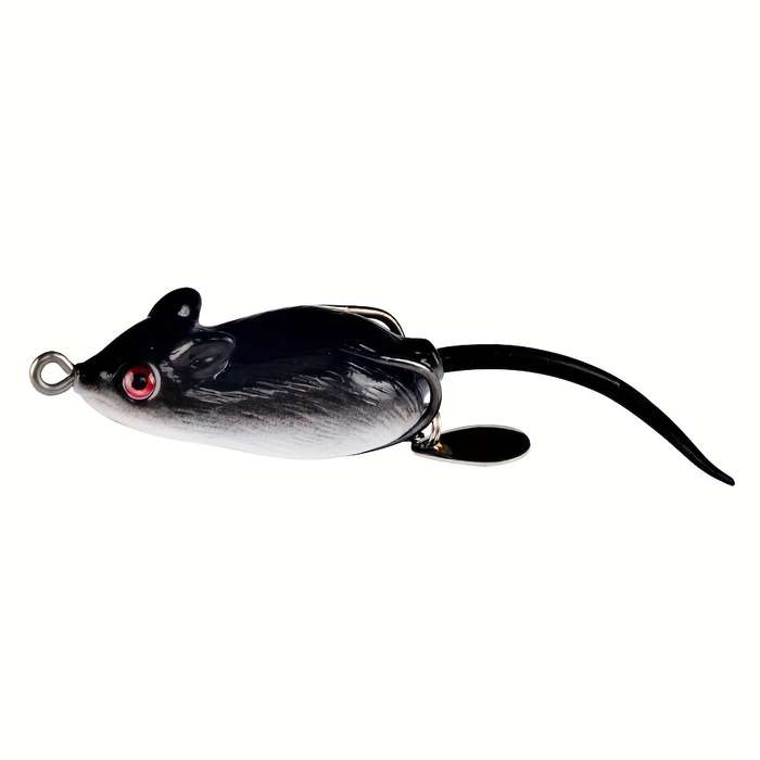 1pc Soft Mouse Shaped Bait Bells Sound Fishing Lure Silicon Artificial Fishing Bait Set Fish