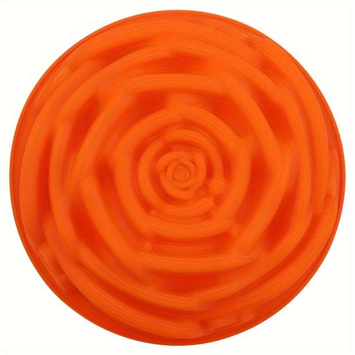 Suitable For Baking Molds Style   Orange 1 Piece   Large Rose Cake Mold