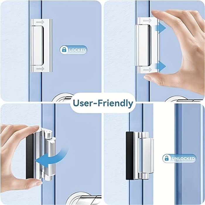 Lock Color Black Quantity 2 Sets