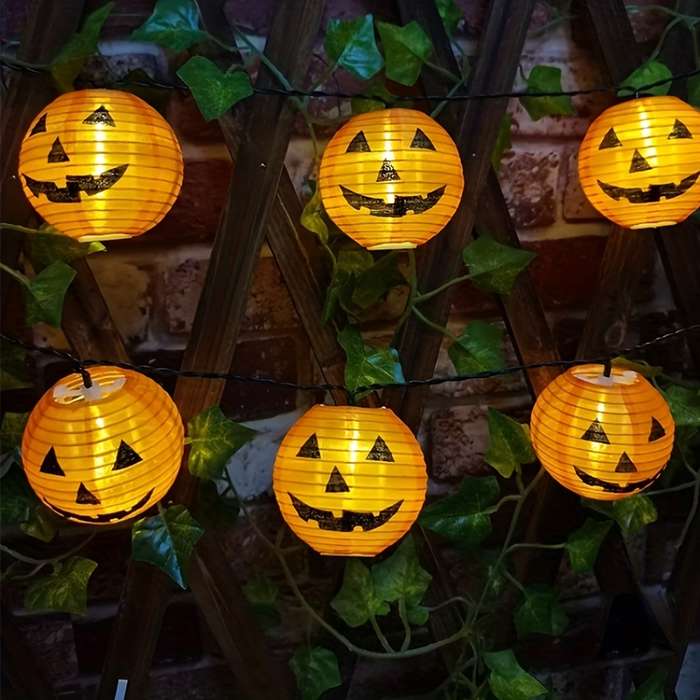 Halloween Decorations Color Warm Light Size 3.5 Meters 10 Lights