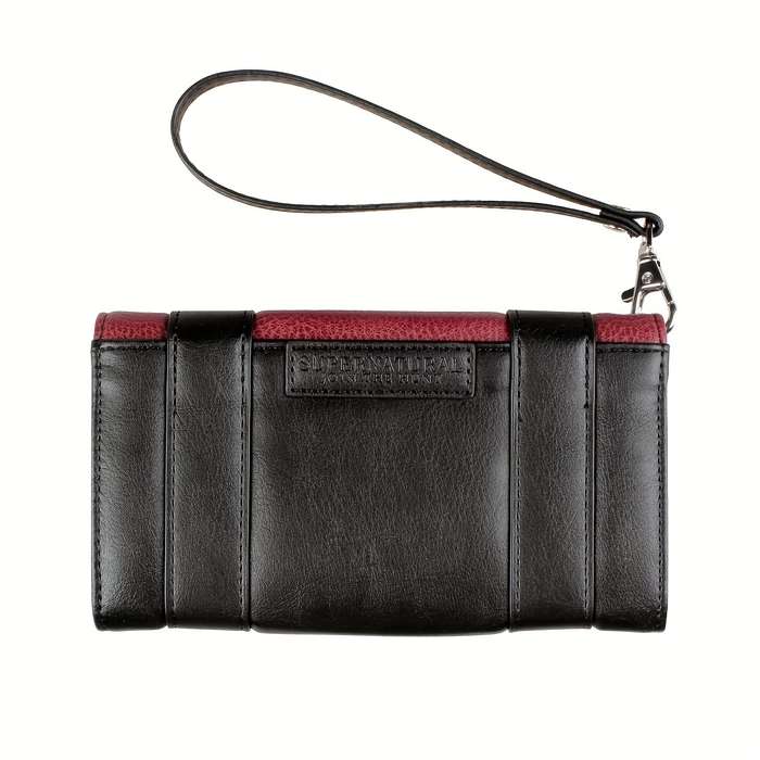 1pc Vintage Pattern Colorblock Long Purse Trifold Coin Purse Classic Card Case With Buckles Decor