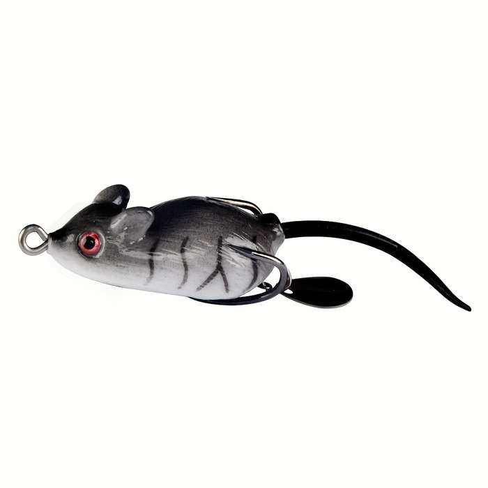 1pc Soft Mouse Shaped Bait Bells Sound Fishing Lure Silicon Artificial Fishing Bait Set Fish