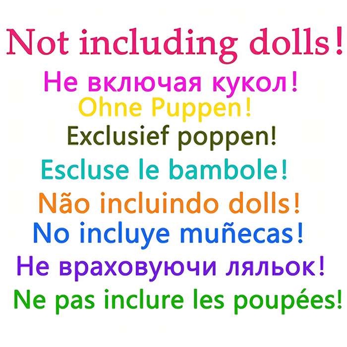 Toy Dolls Style Lady Style 5pcs Set