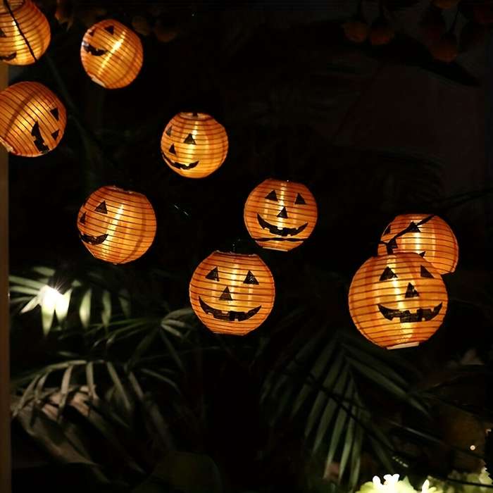 Halloween Decorations Color Warm Light Size 3.5 Meters 10 Lights