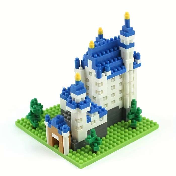 Building Toy Architectural Model Toy Set Style Swan Castle