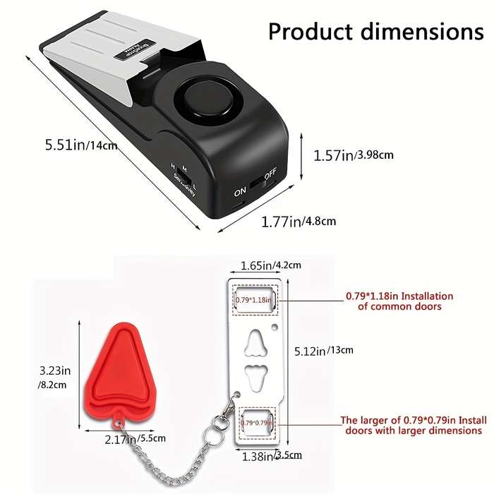 Lock Items Black 2Pcs