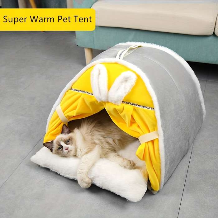 Pet Supplies Color Gray Yellow Double Spell Size S 30 X 30Cm  11.81 X 11.81 X 11.81In