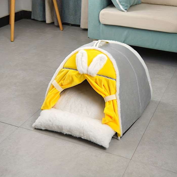 Pet Supplies Color Gray Yellow Double Spell Size S 30 X 30Cm  11.81 X 11.81 X 11.81In