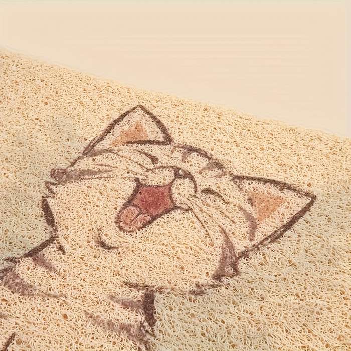 Pet supplies material Cute Cat Mat PVC
