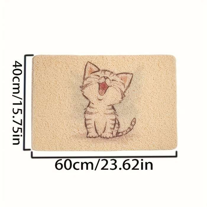 Pet supplies material Cute Cat Mat PVC