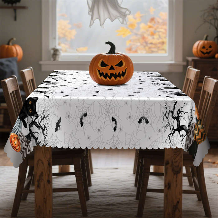 Halloween tablecloth decoration size Rectangle 60x86inch or 152x220cm