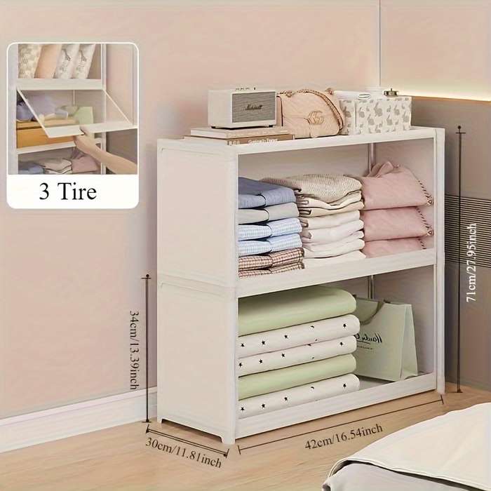 Storage And Organizationcolor White 4 Layers Model Siceng 06