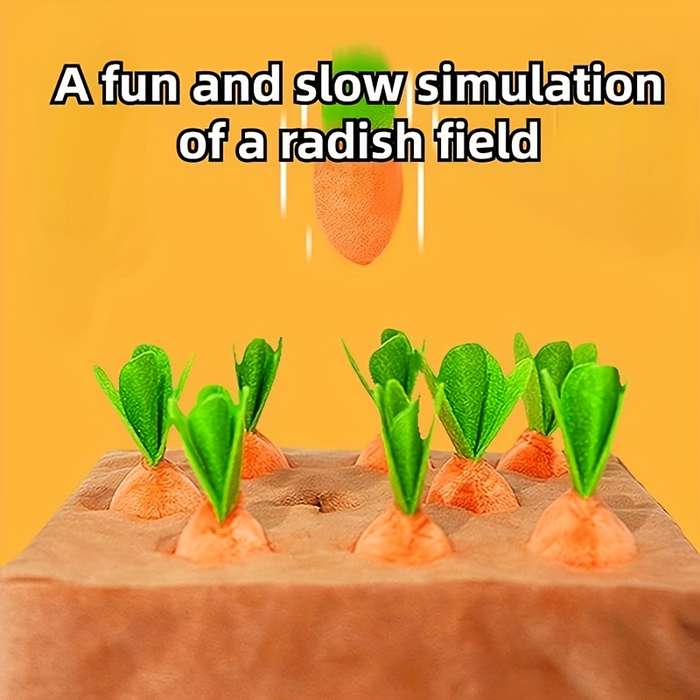 Pet Supplies Quantity 8  Hole Rabbit Carrot Toy