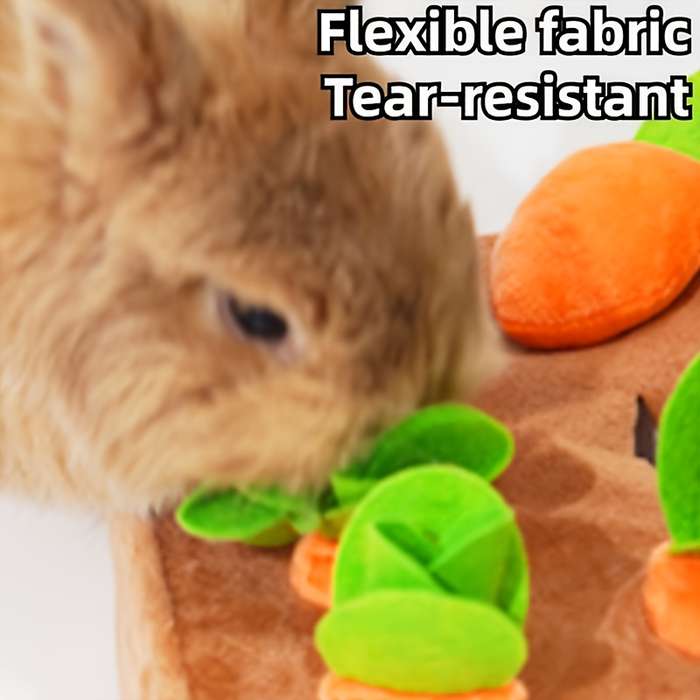 Pet Supplies Quantity 8  Hole Rabbit Carrot Toy