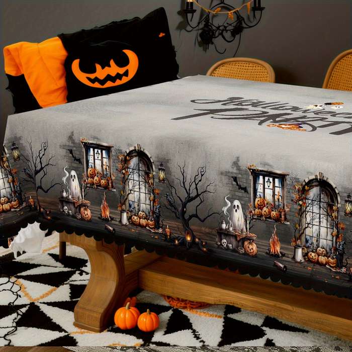 Halloween tablecloth decoration size Round 152.4152.4cm