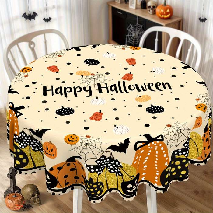 Halloween tablecloth decoration size Round 152.4152.4cm