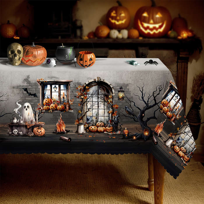Halloween tablecloth decoration size Round 152.4152.4cm