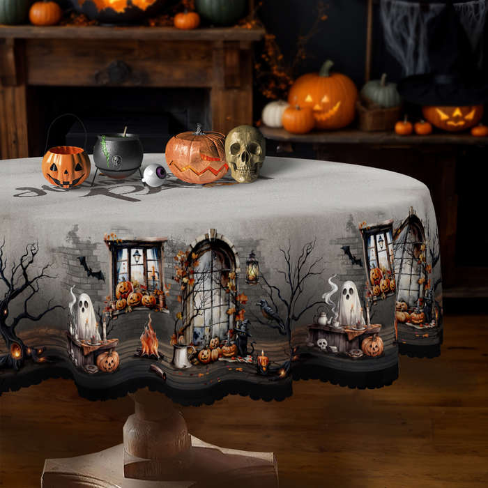 Halloween tablecloth decoration size Round 152.4152.4cm