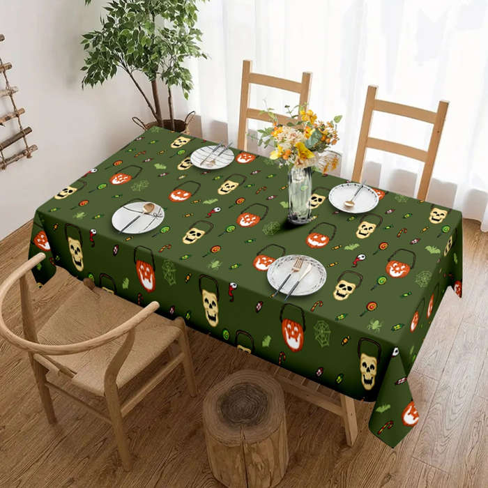 Halloween tablecloth decoration size 140cm x 180cm or 55.12in x 70.87in