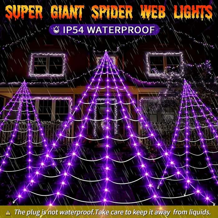 Halloween Decorations Color Purple Light