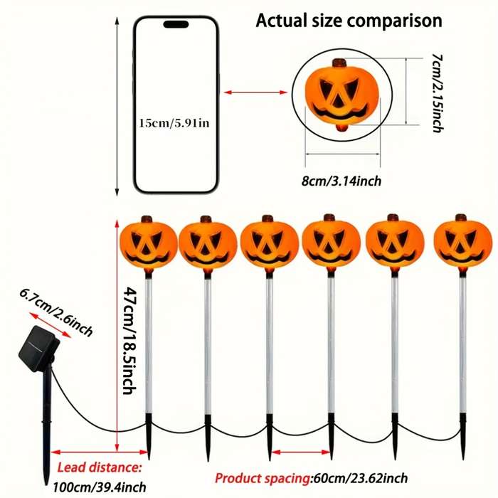 Halloween Decorations Color 6 Pack   Rgb