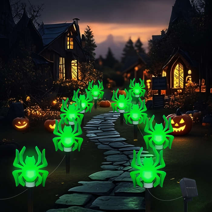 Halloween Decorations Color Purple Light Quantity 8Pcs Set