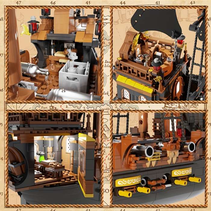 3D Jigsaw Puzzle Model Ship