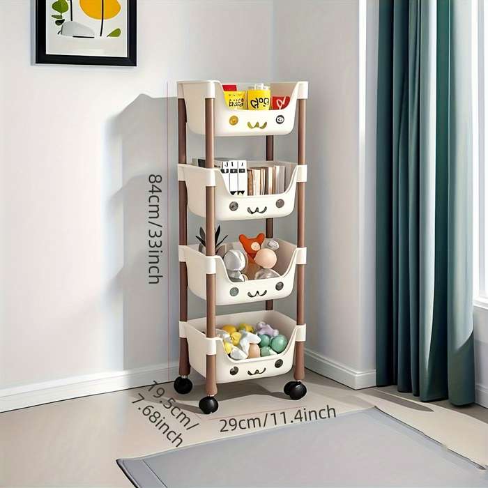 Storage And Organizationsize Five Layers  White