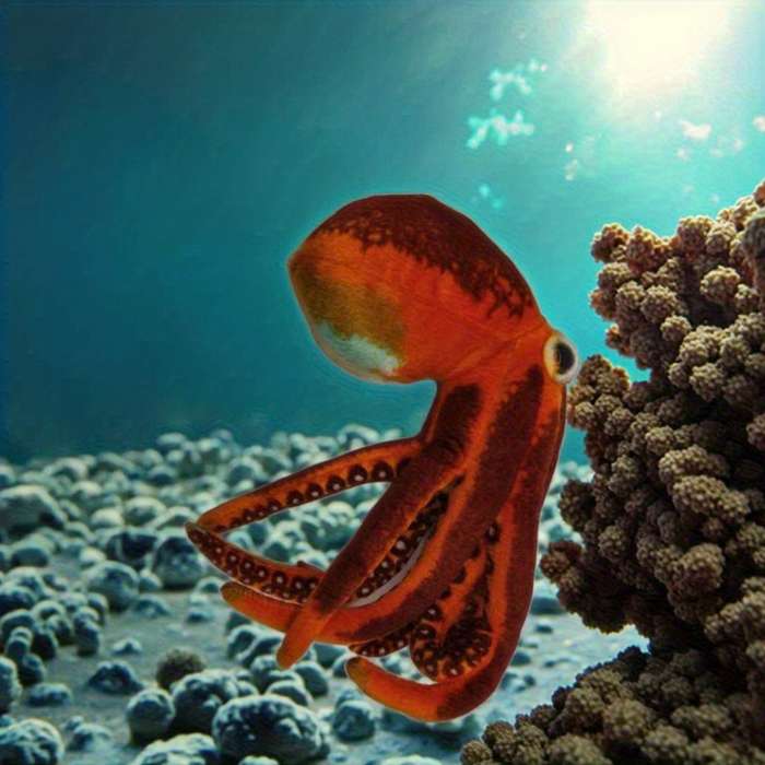 Toy Dolls color Simulation octopus