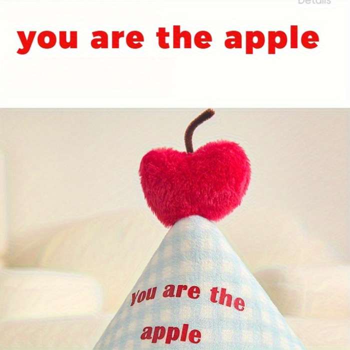 Pet supplies color Warm apple tent size Size  M   50x 50cm