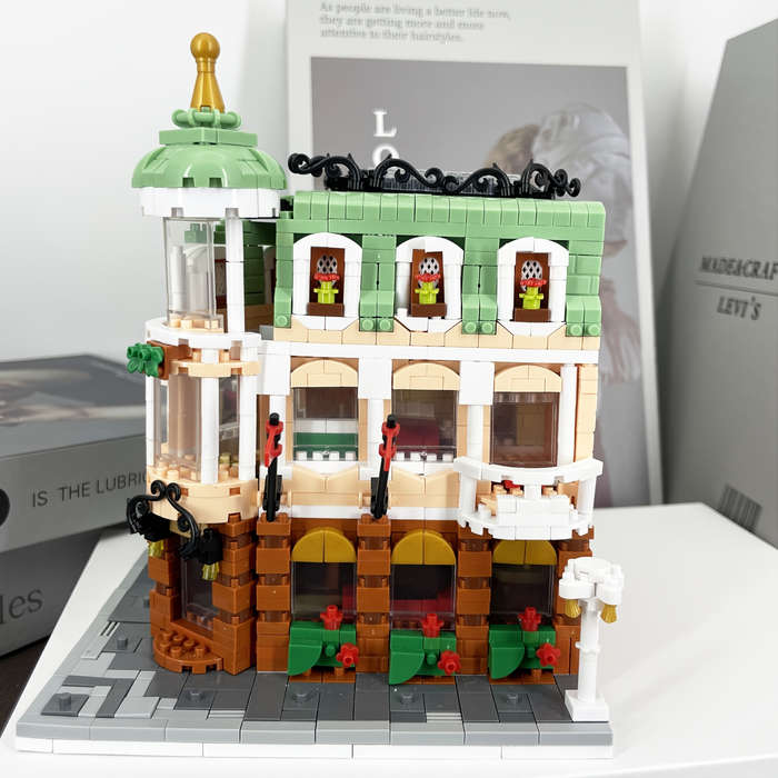 Building Toy Architectural Model Toy Set Style 1928 Pcs Apartment