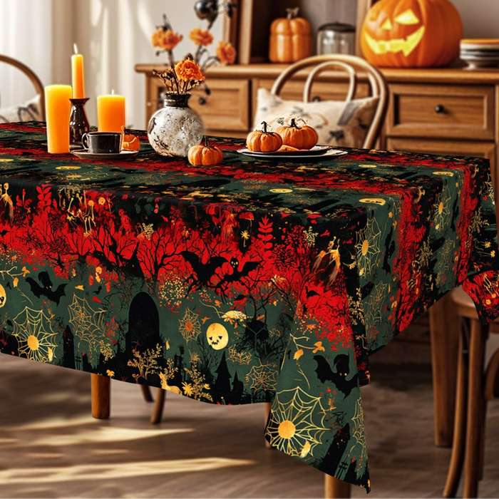 Halloween tablecloth decoration size Round 152.4152.4cm