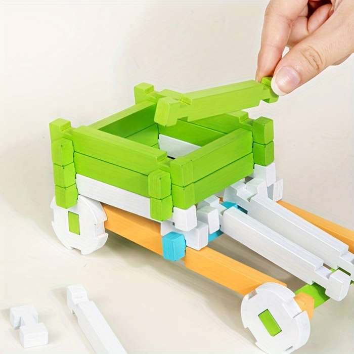 Building Toy Architectural Model Toy Set Items Mortise And Tenon Building Blocks
