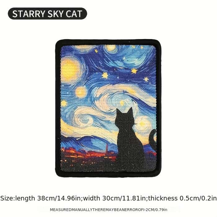 Pet Supplies Quantity 1Pc Sisal Adhesive  Starry Sky Cat